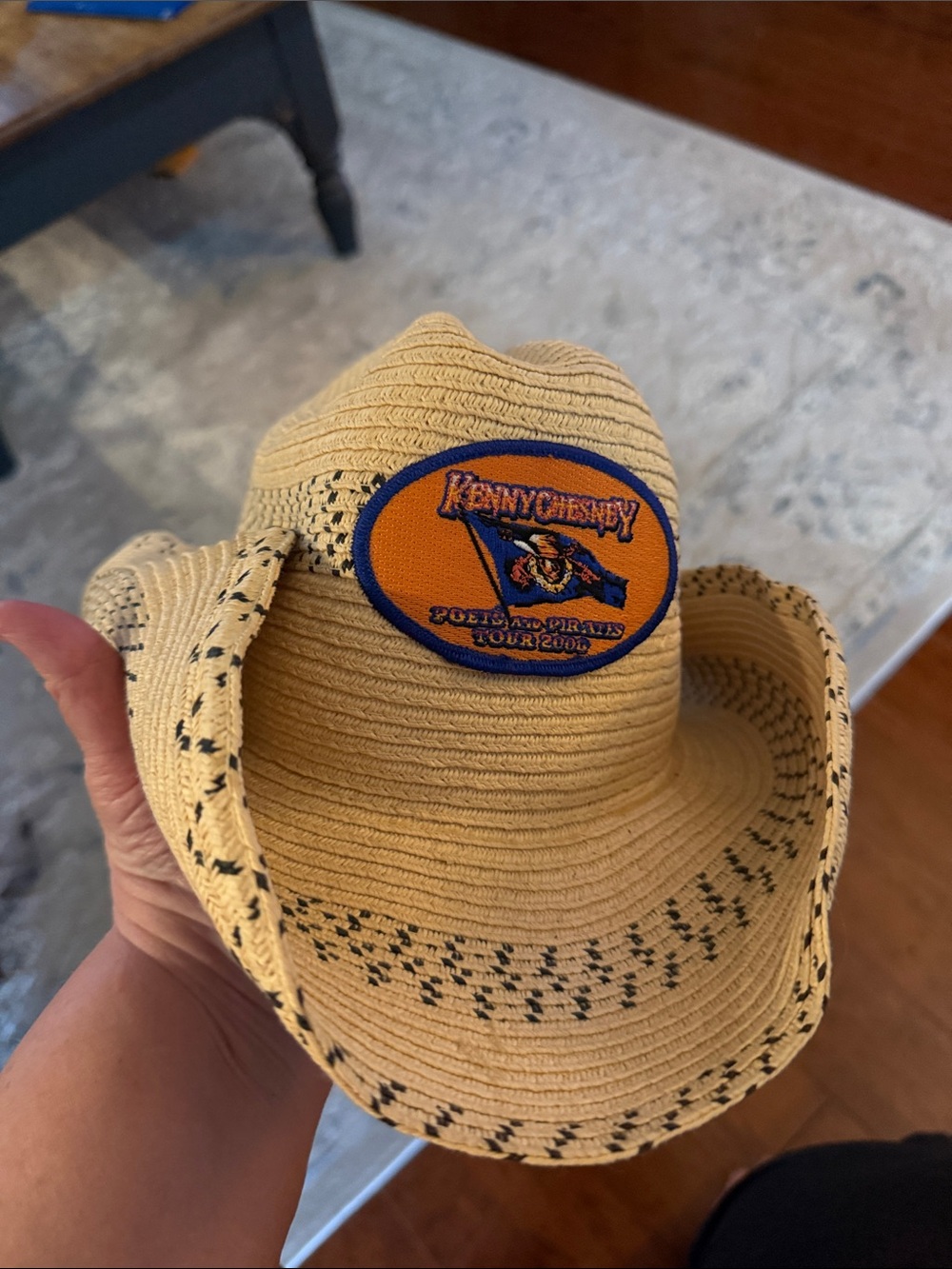 Kenny Chesney 2008 Tour Straw Cowboy Hat